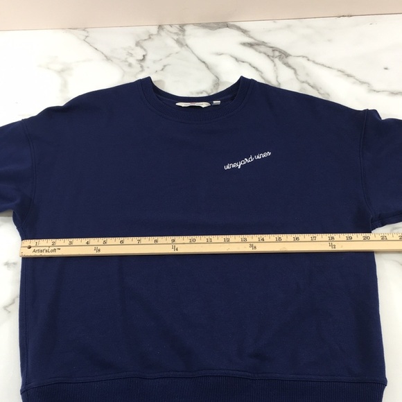 Vineyard Vines Blue‎ Modern Sweater Womens Small Classic Pullover - Picture 6 of 12